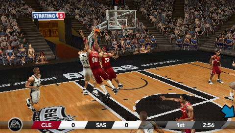 NBA Live 08 screenshot 3 for PSP